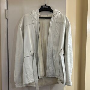 Wilsons Leather Woman’s Light Gray Jacket